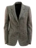 Tagliatore check-pattern blazer - Grey