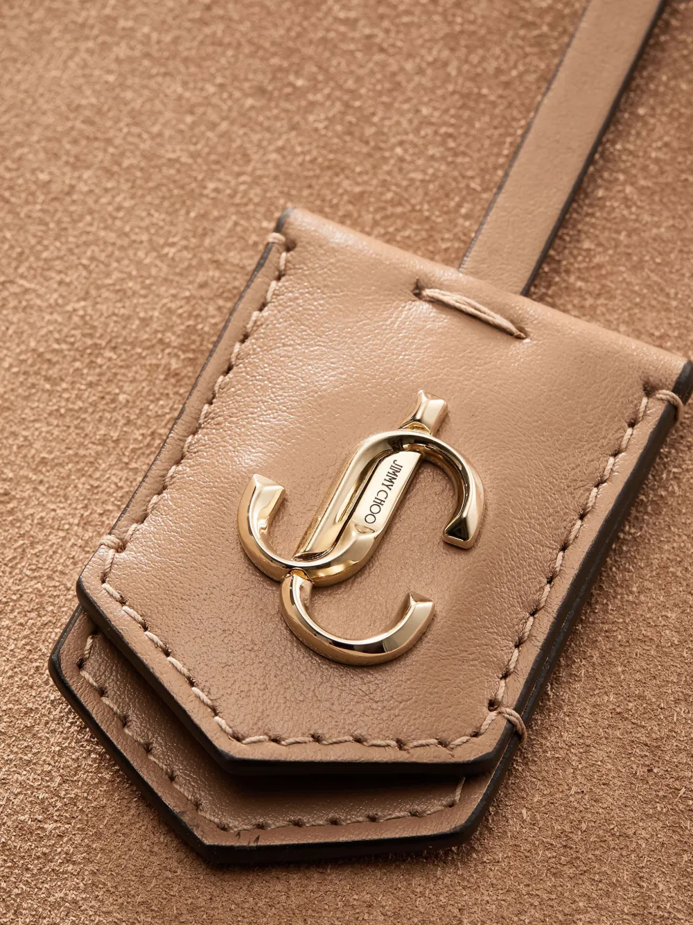 Jimmy Choo Nine2five East-west Tote Bag In Neutral