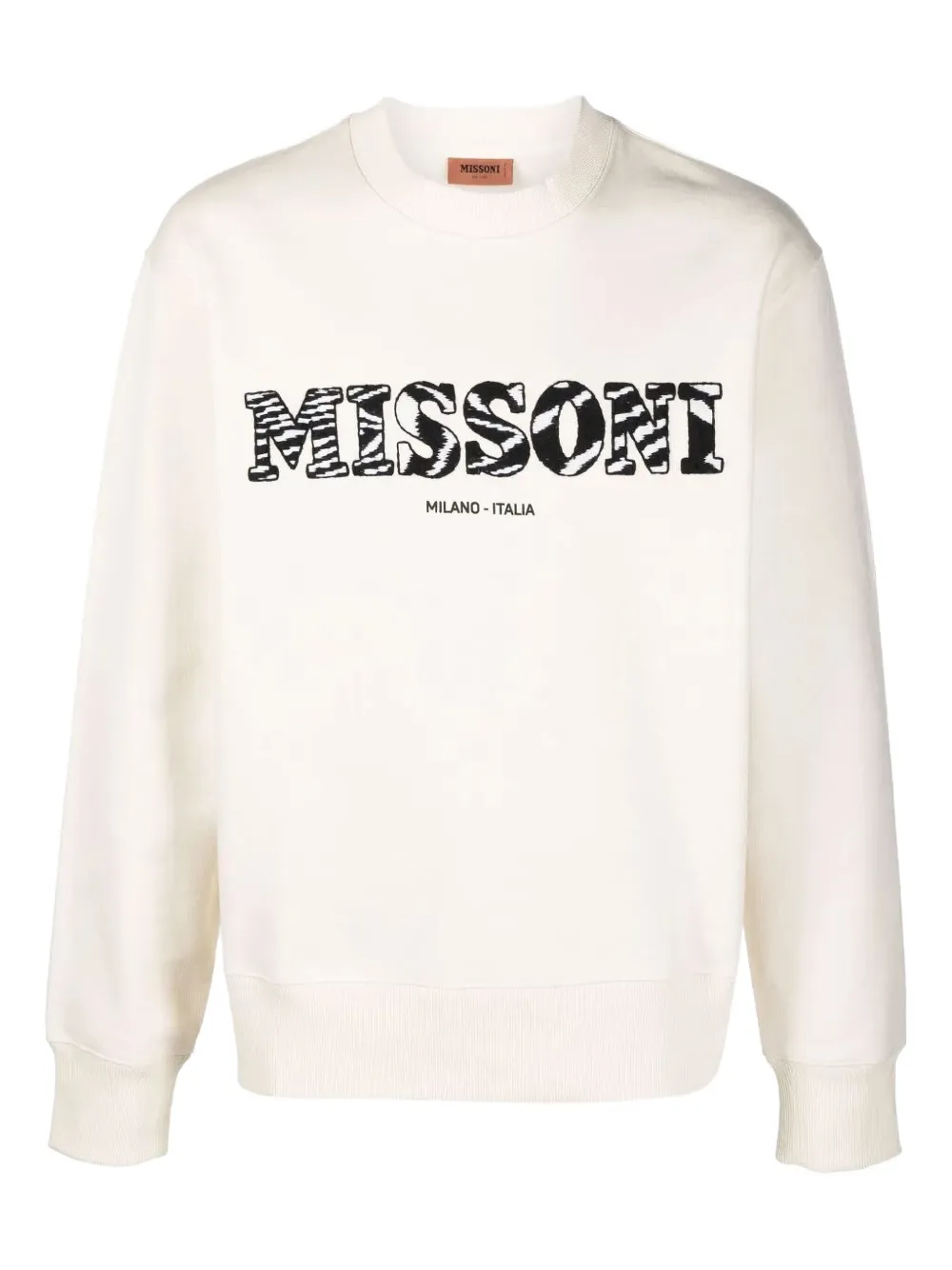 Missoni logo sweatshirt Wit