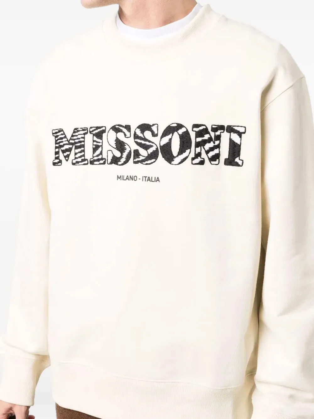Missoni logo sweatshirt Wit