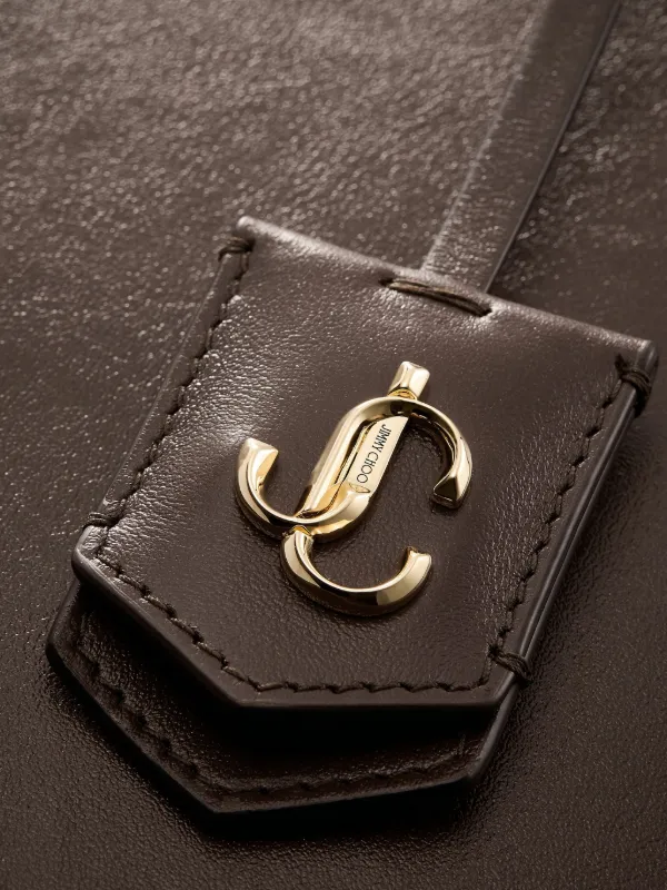 Jimmy Choo Nine2Five East-West Bag | Brown | FARFETCH