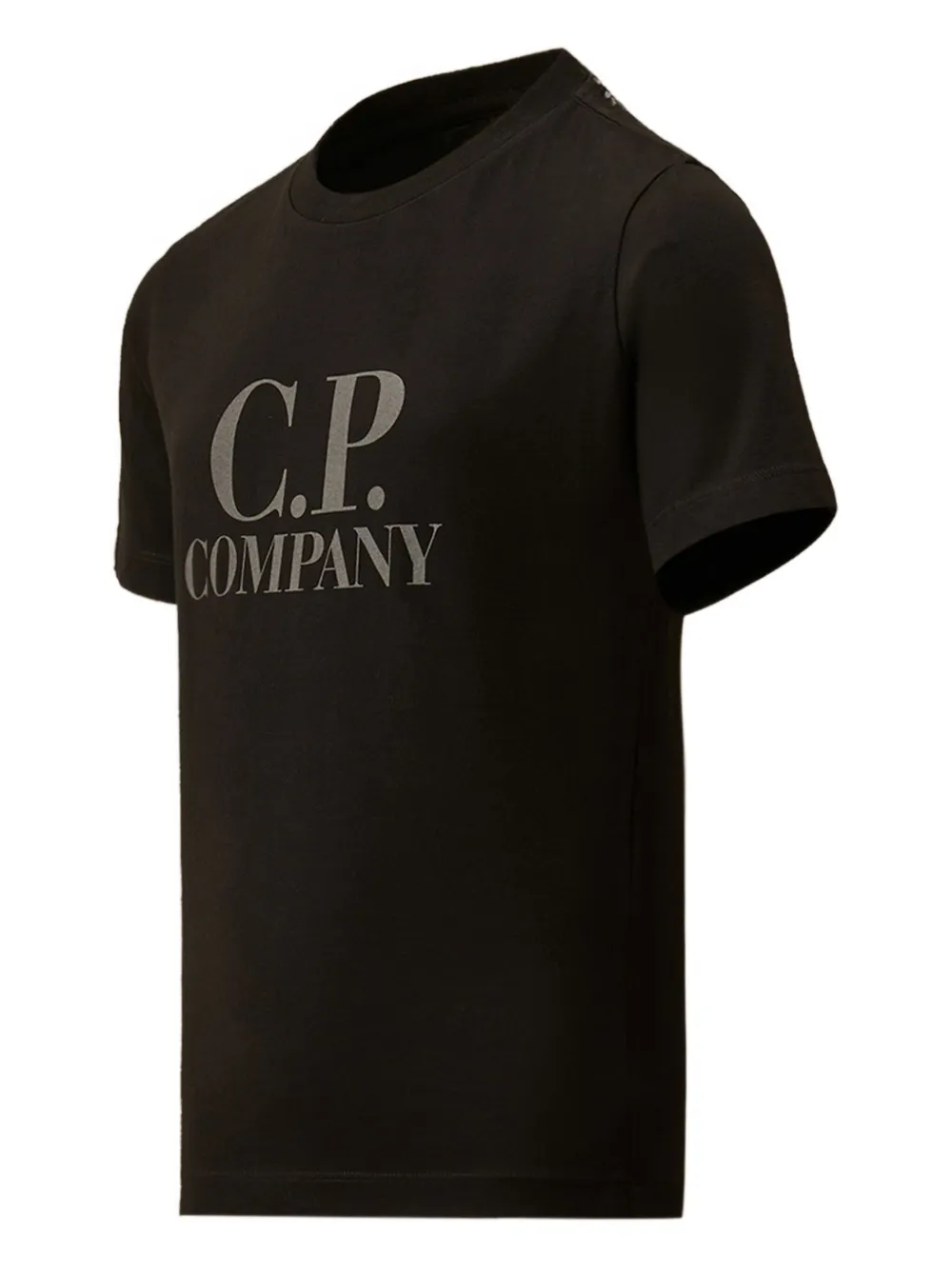 C.p. Company Lens-detail Short-sleeve T-shirt In Black