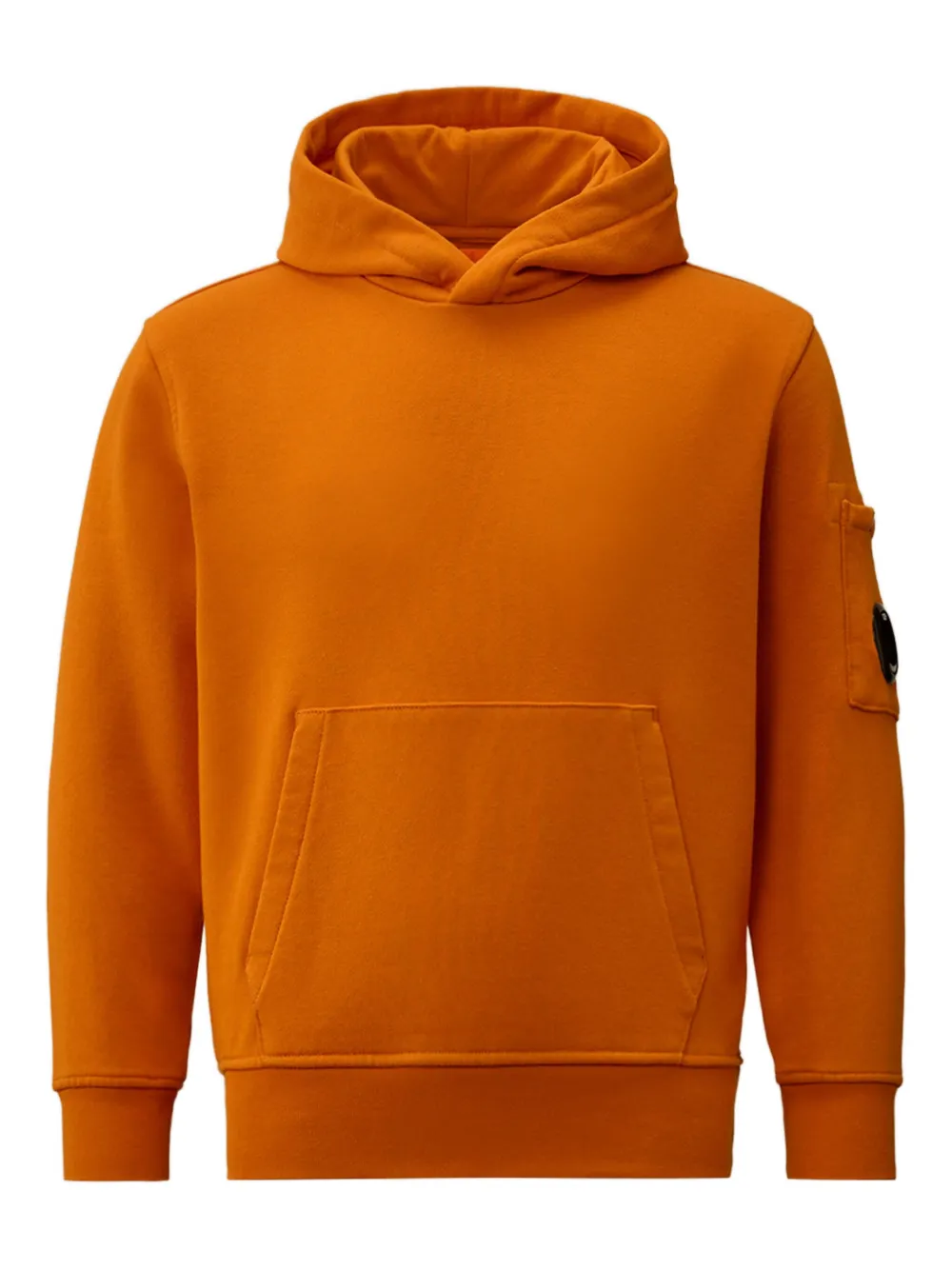 C.P. Company Kids lens-detail long-sleeve hoodie - Arancione