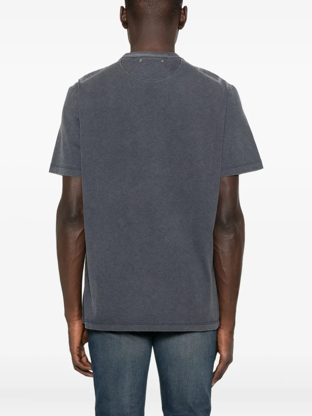 Golden Goose graphic-print cotton T-shirt Blauw