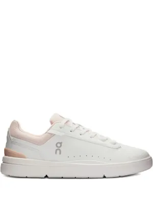 Herno monogram-heel Leather Sneakers | White | FARFETCH JO