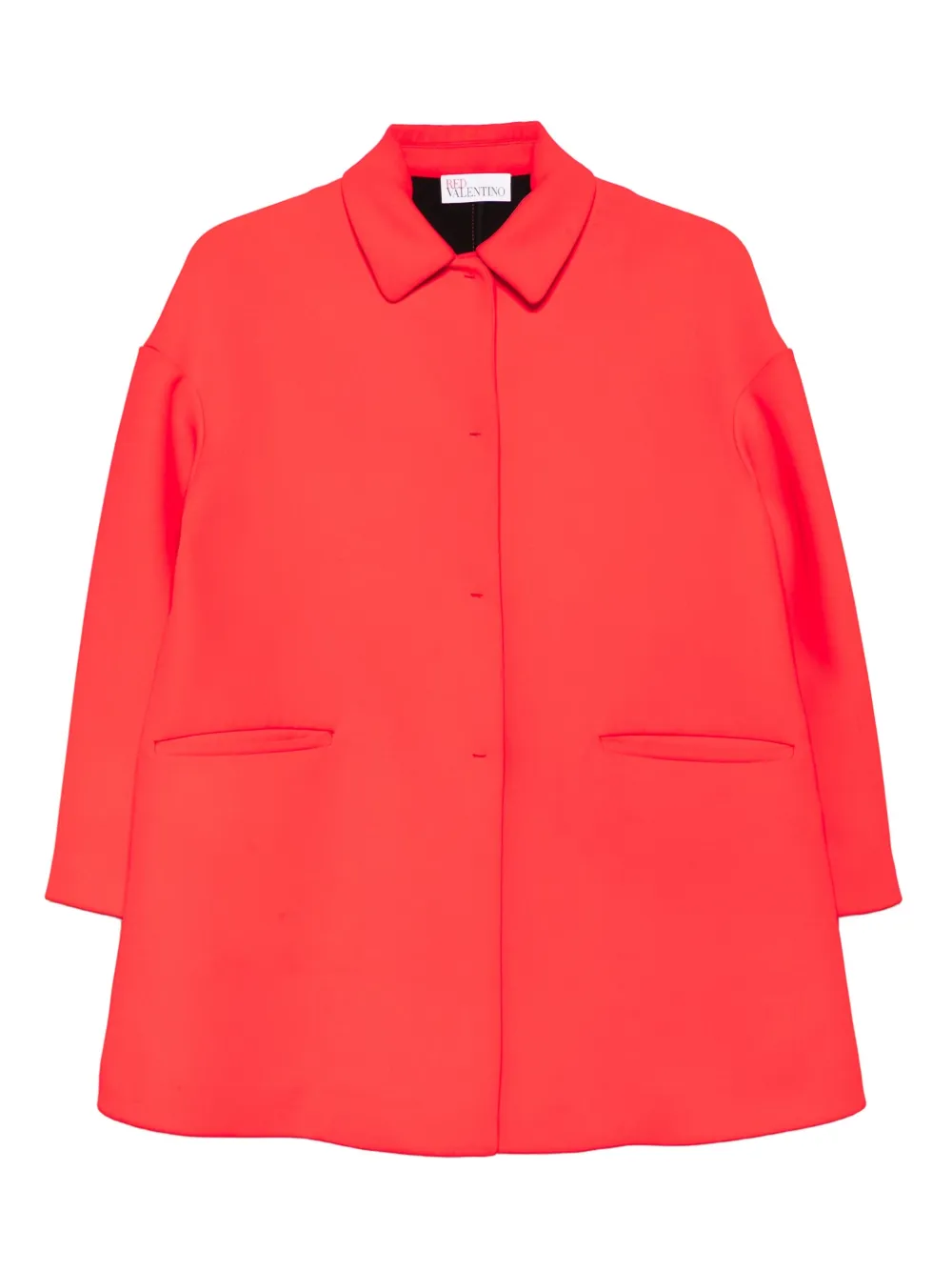 Valentino Garavani Pre-Owned 2010s jetted-pocket coat | Red | Image 1