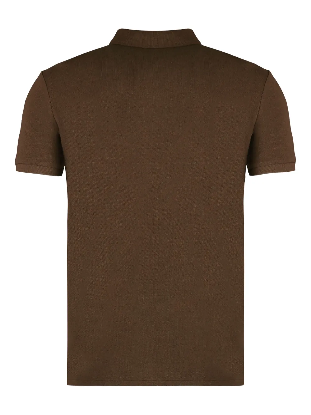 Polo Ralph Lauren ribbed-collar polo shirt - Bruin