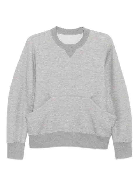 sacai seam-pocket sweatshirt