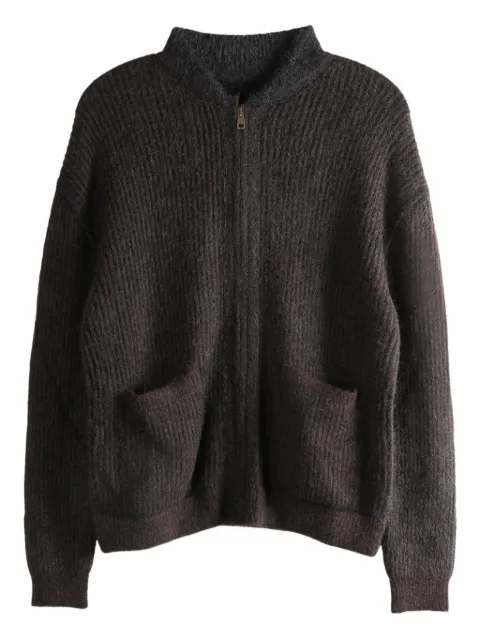 Uma Wang ribbed zip-front cardigan
