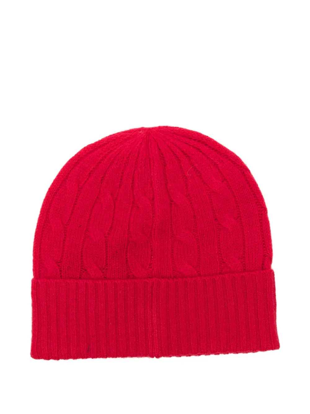 Polo Ralph Lauren Kabelgebreide muts Rood
