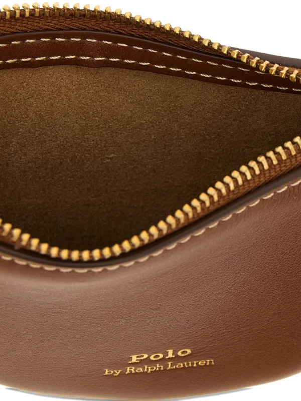 Polo Ralph Lauren logo-detail Saddle Mini Bag | Brown | FARFETCH