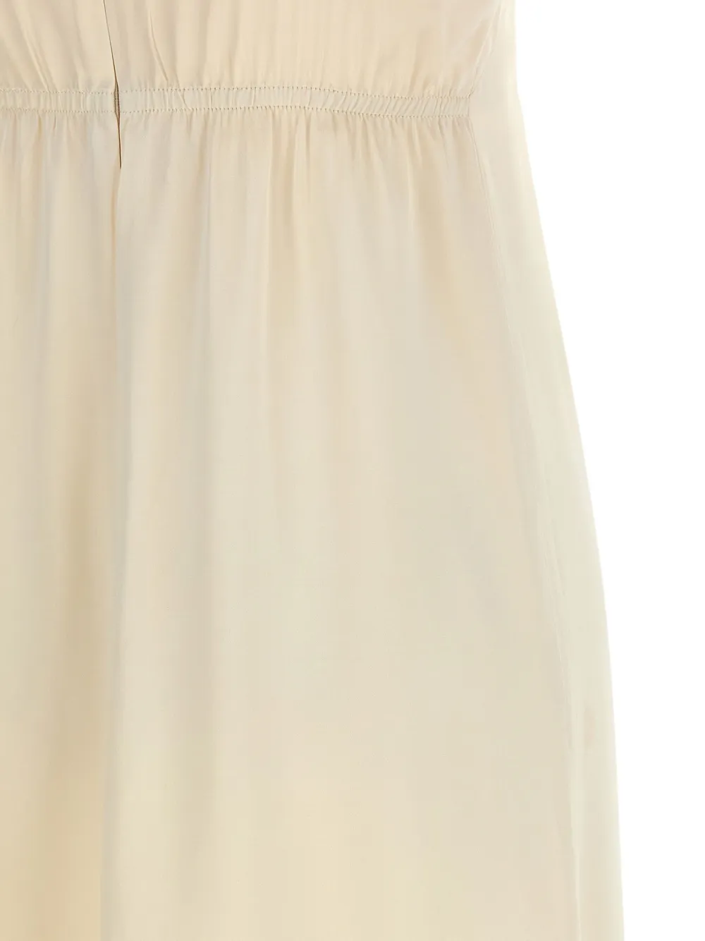Peserico V-neck slip midi dress Beige