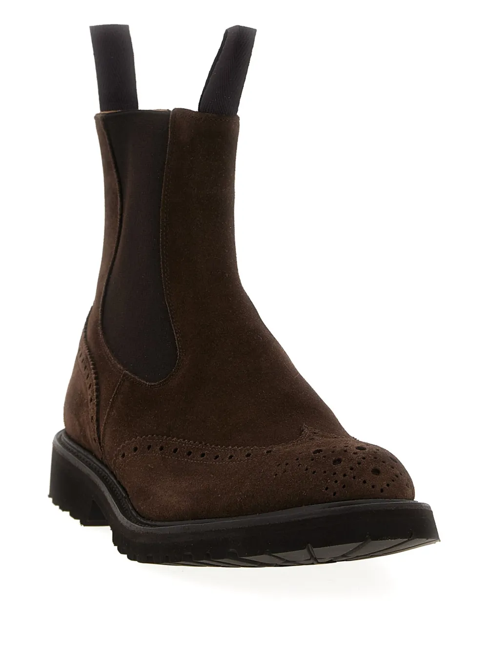 Tricker's Henry elastic-strap brogue boots | Chelsea Boots | Image 2