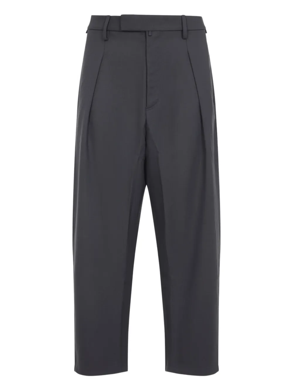 Mordecai Pleated Side-stripe Trousers In Gray