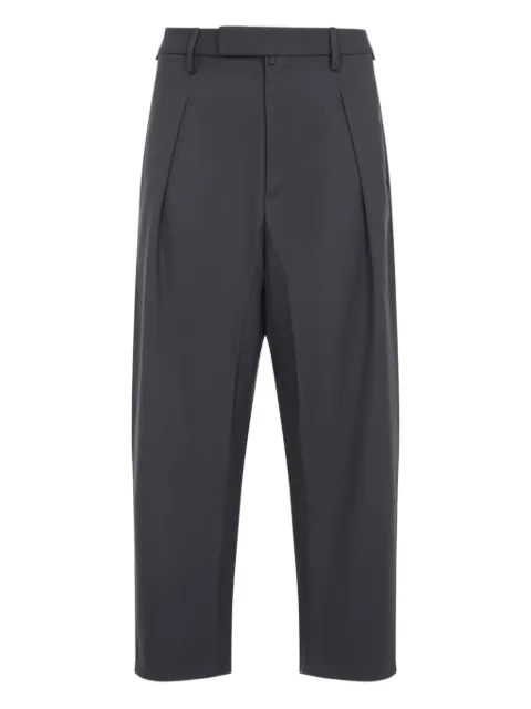 MORDECAI pleated side-stripe trousers