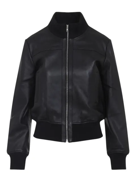 The Frankie Shop zip-front ribbed-cuff jacket