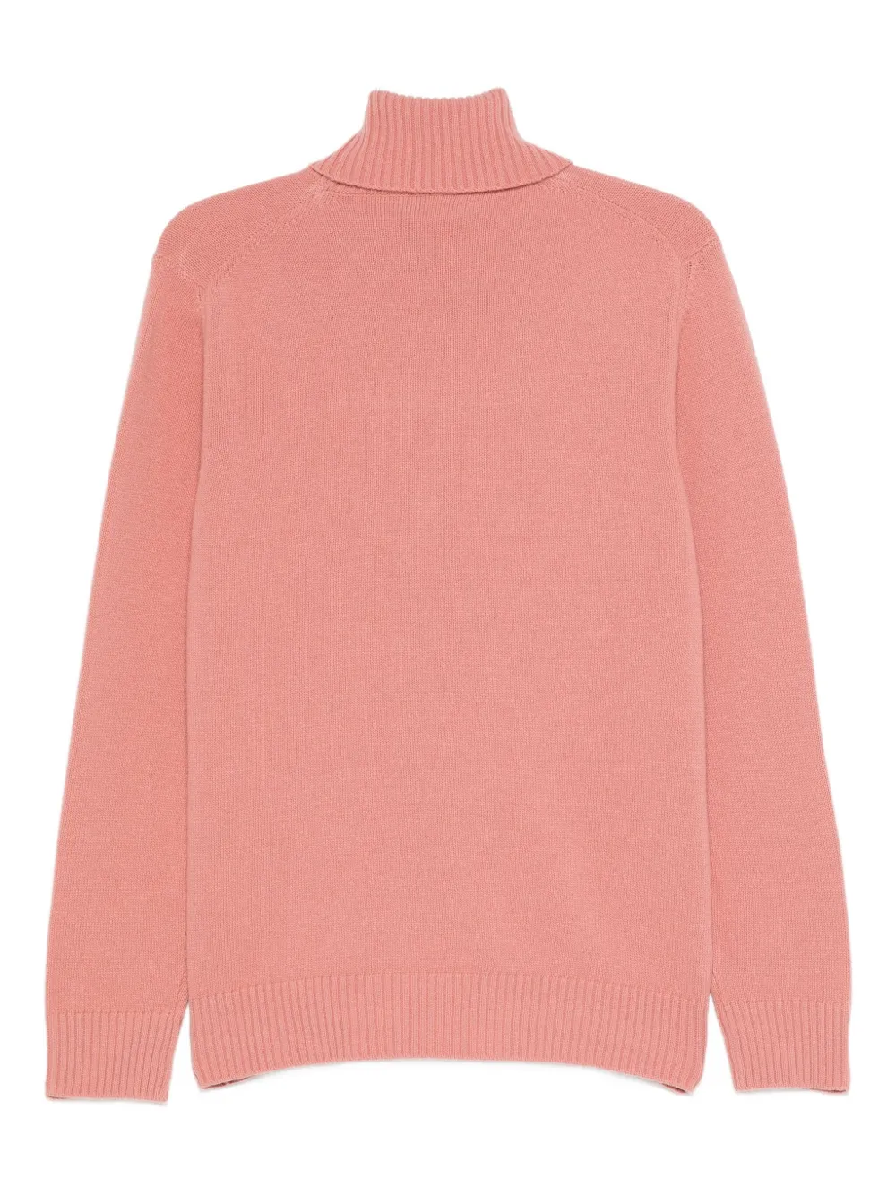 Roberto Collina turtleneck ribbed-knit sweater - Roze