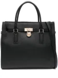 Michael Michael Kors large Hamilton Moderne padlock-detail tote bag - Black