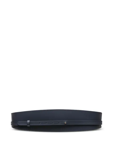 Niu leather wrap-around belt