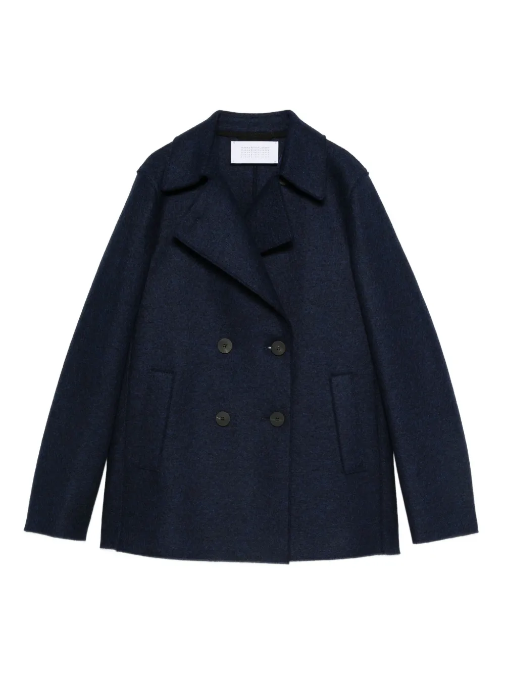 Harris Wharf London virgin wool double-breasted blazer - Blue