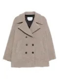 Harris Wharf London double-breasted coat - Neutrals