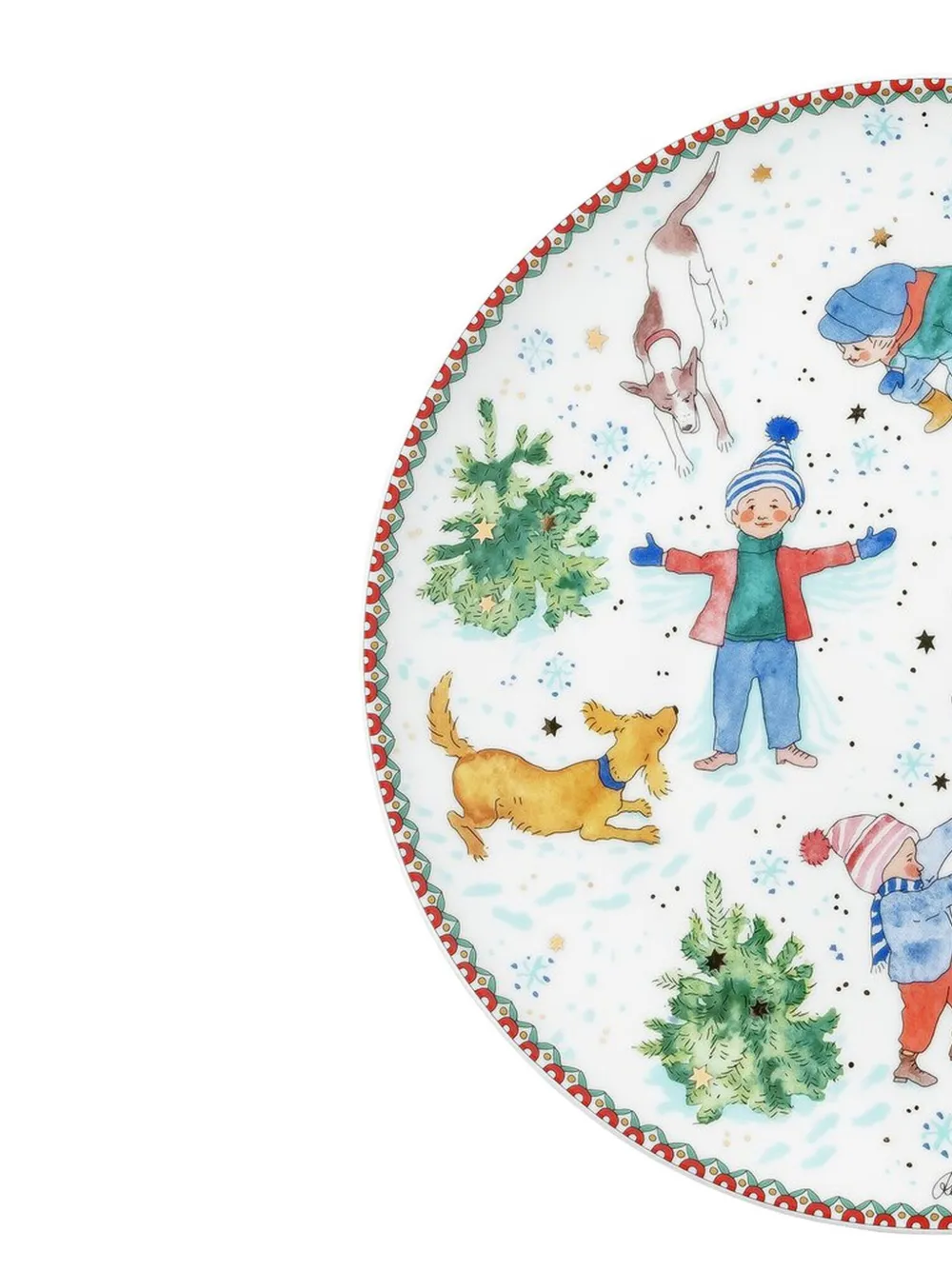 HUTSCHENREUTHER winter-scene plate (22.9cm) | Serveware | Image 2