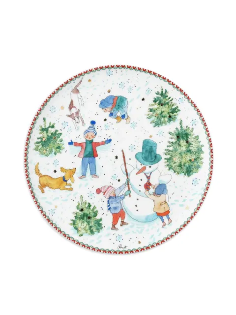 HUTSCHENREUTHER winter-scene plate (22.9cm)