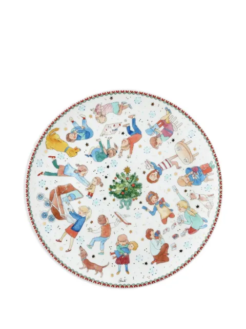 HUTSCHENREUTHER children-scene Christmas tray (27.9cm)