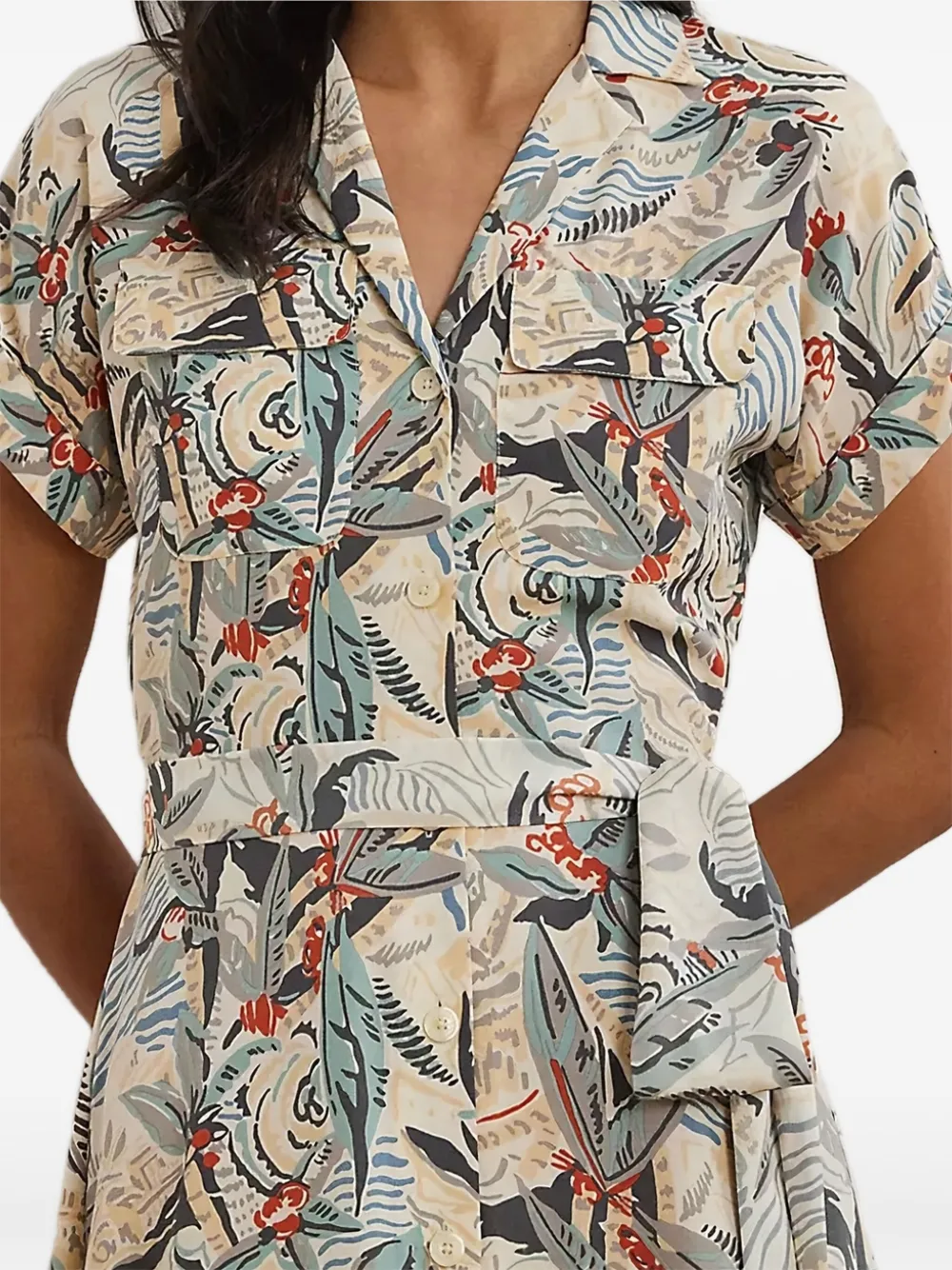 Lauren Ralph Lauren Jurk met bloemenprint Wit