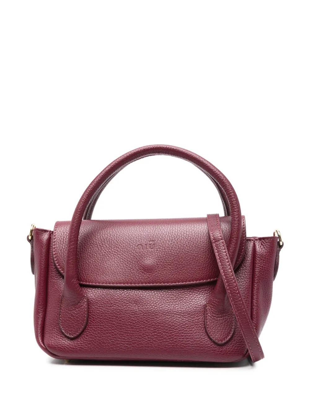 Niu Jeanne top-handle leather tote bag | Purple | Image 1
