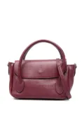Niu Jeanne top-handle leather tote bag - Purple