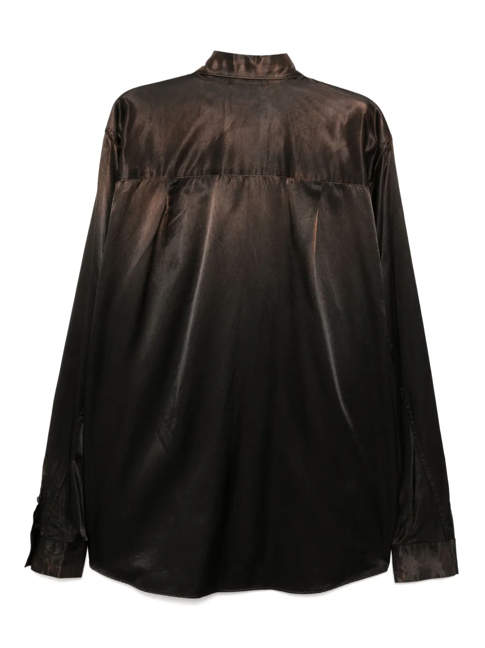 Doublet Overhemd met vervaagd effect - Bruin