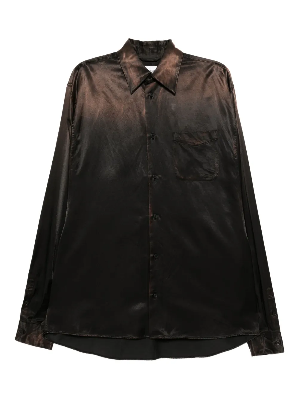 Doublet camisa con efecto desgastado | marrón | Image 1