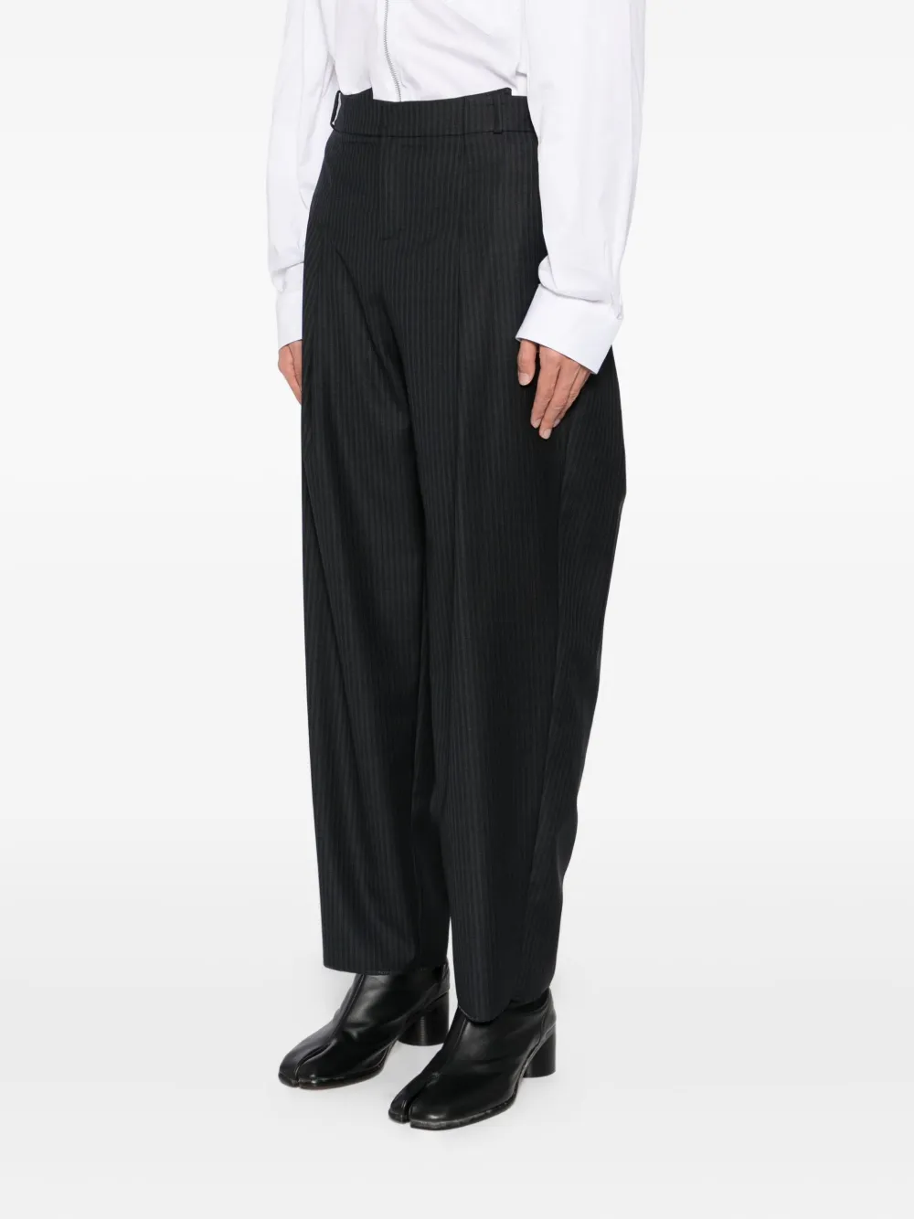 Sonia Carrasco Wool Trousers In Black