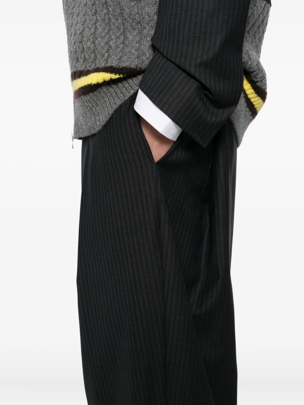 Sonia Carrasco Wool Trousers In Black