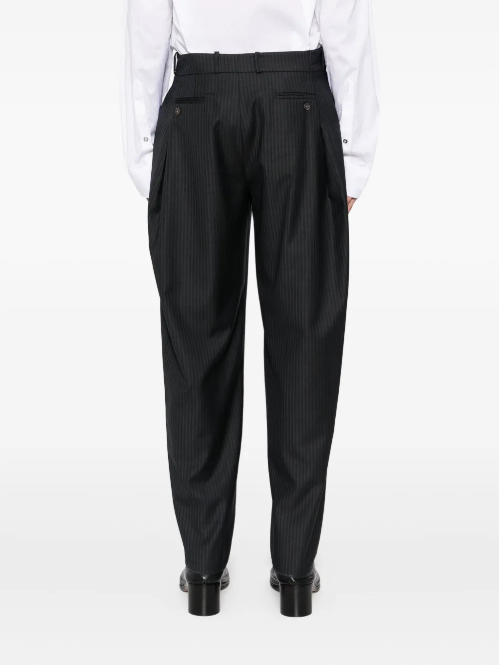Sonia Carrasco Wool Trousers In Black