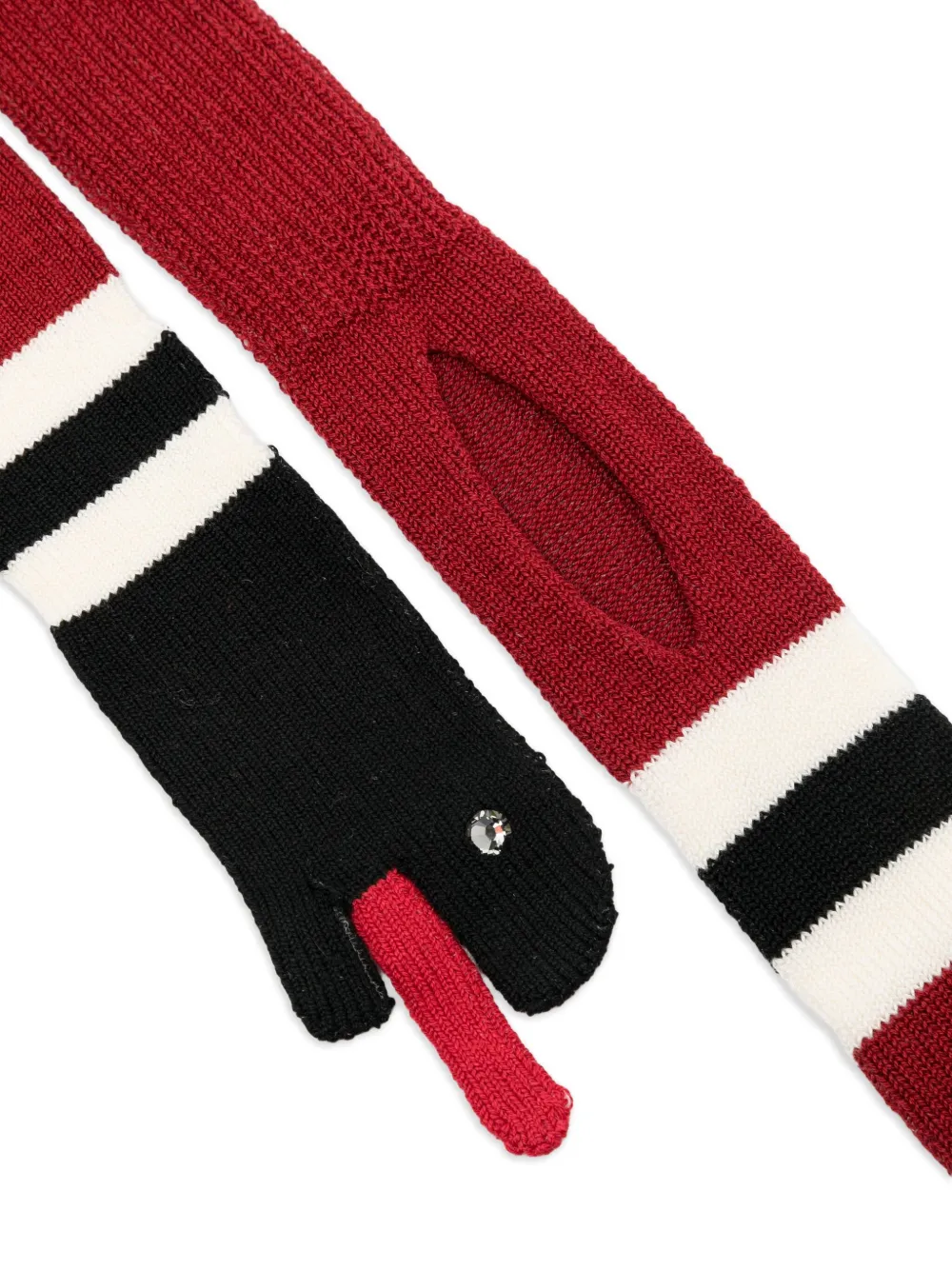 Doublet snake tie - Rood