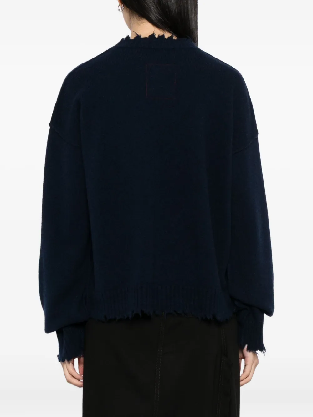Uma Wang Kasjmier trui Blauw