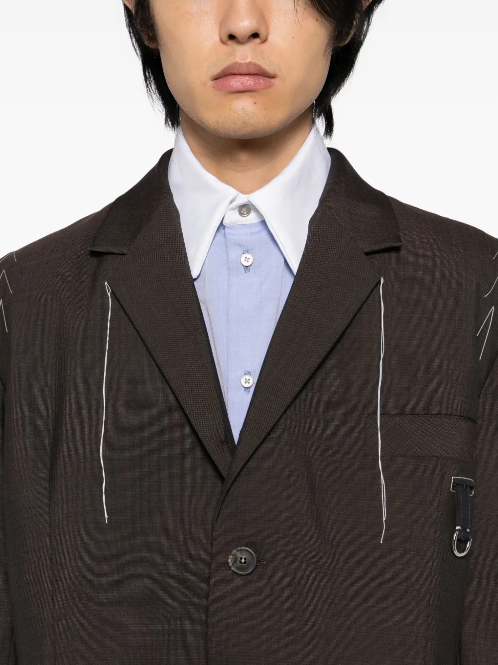 SONIA CARRASCO Wollen blazer Bruin