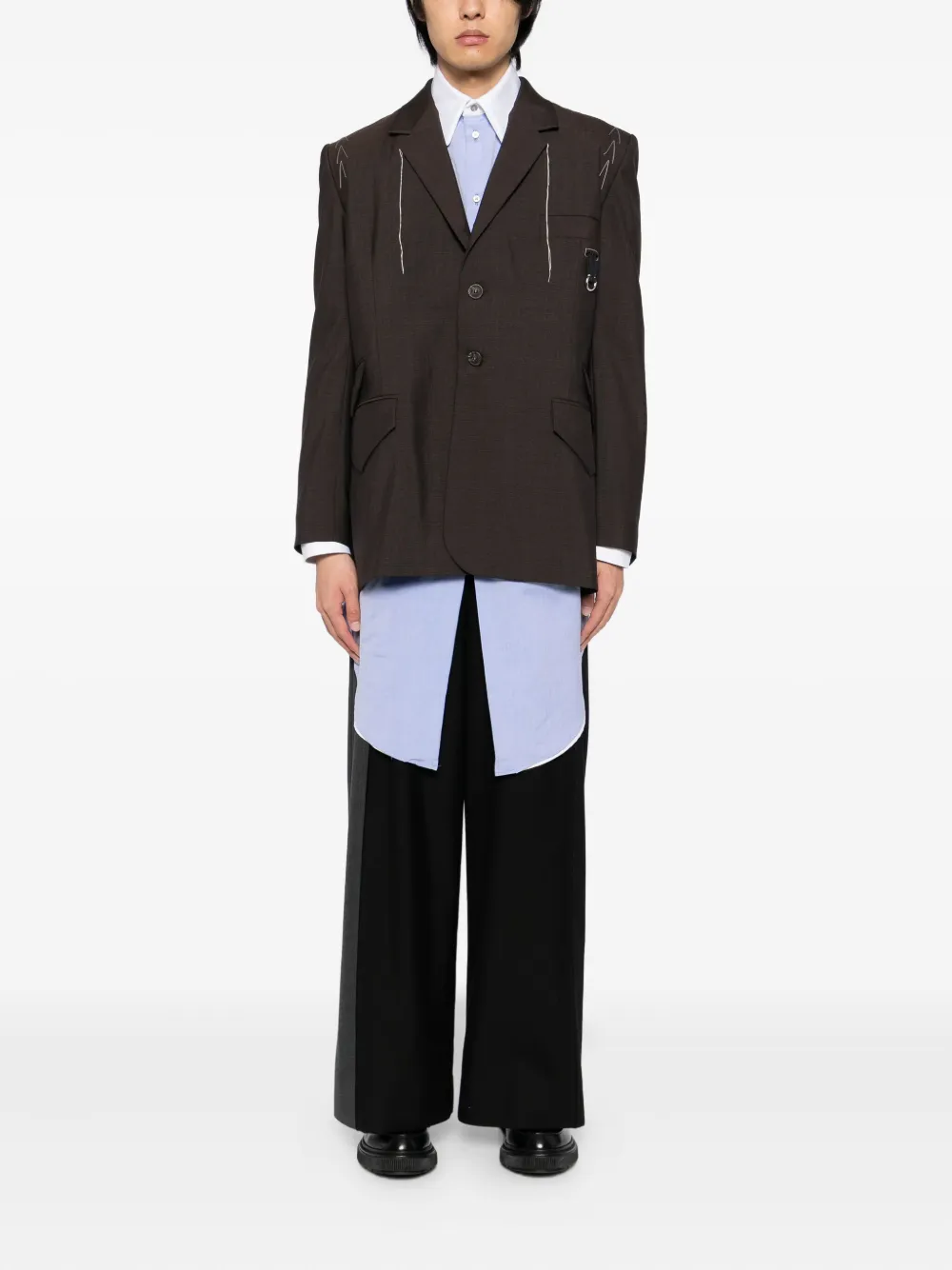 SONIA CARRASCO Wollen blazer Bruin