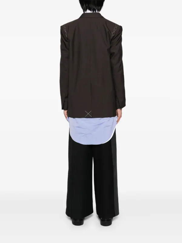 SONIA CARRASCO ウール ジャケット | ブラウン | FARFETCH JP