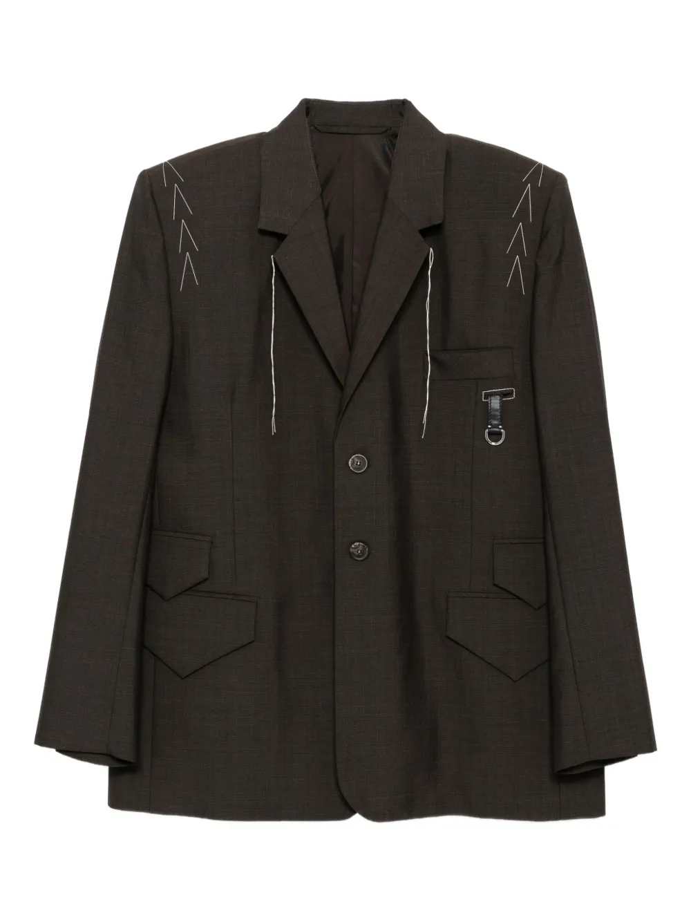 SONIA CARRASCO Wollen blazer Bruin