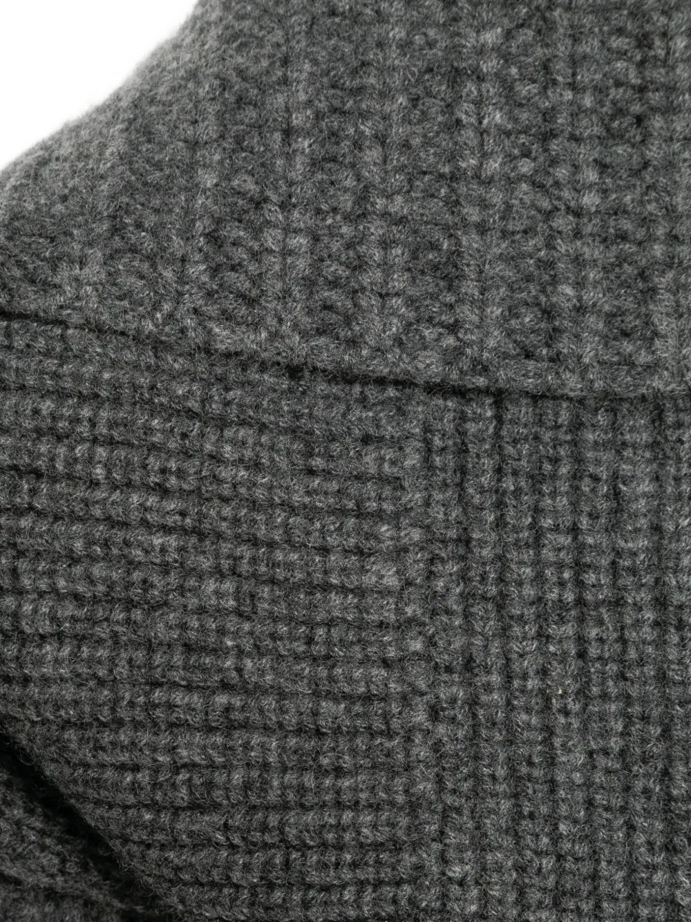 Yves Salomon hooded scarf - Grijs