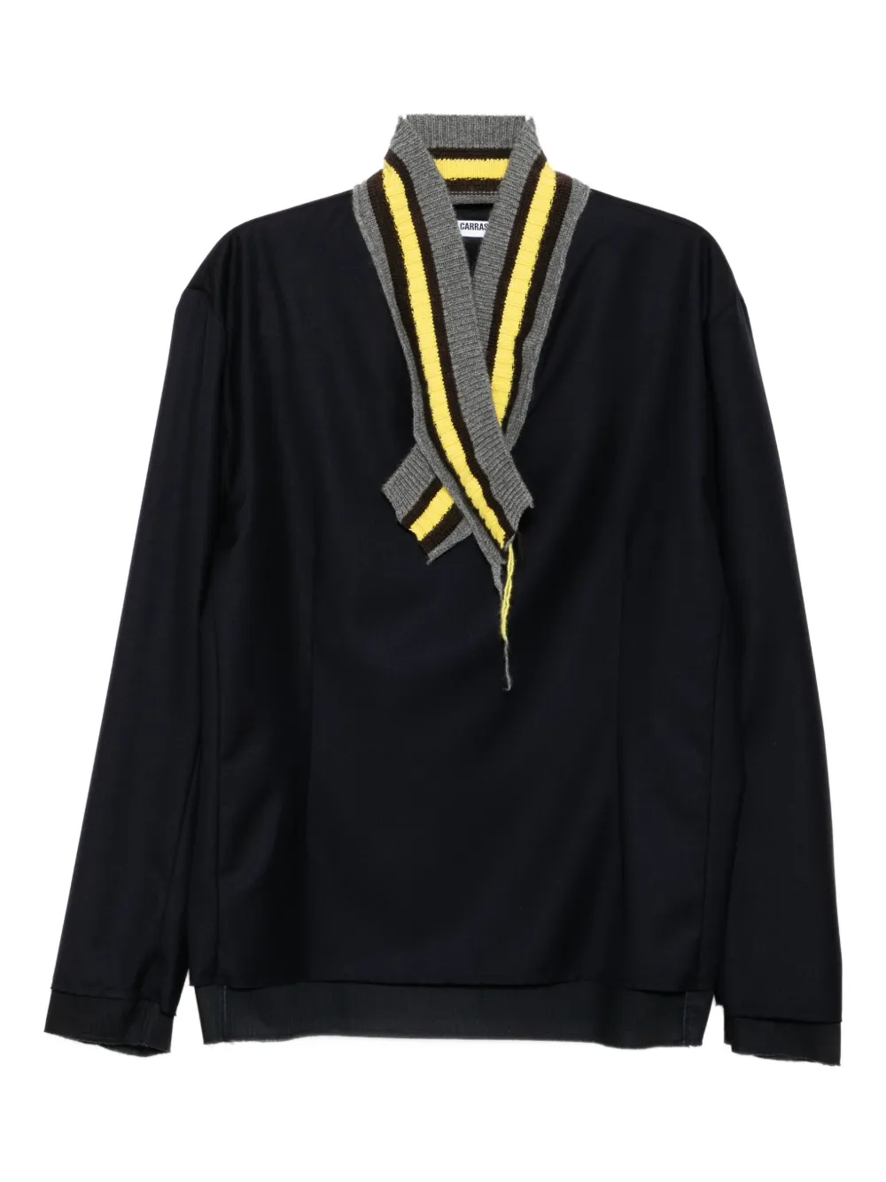 Sonia Carrasco Wool Top In Black