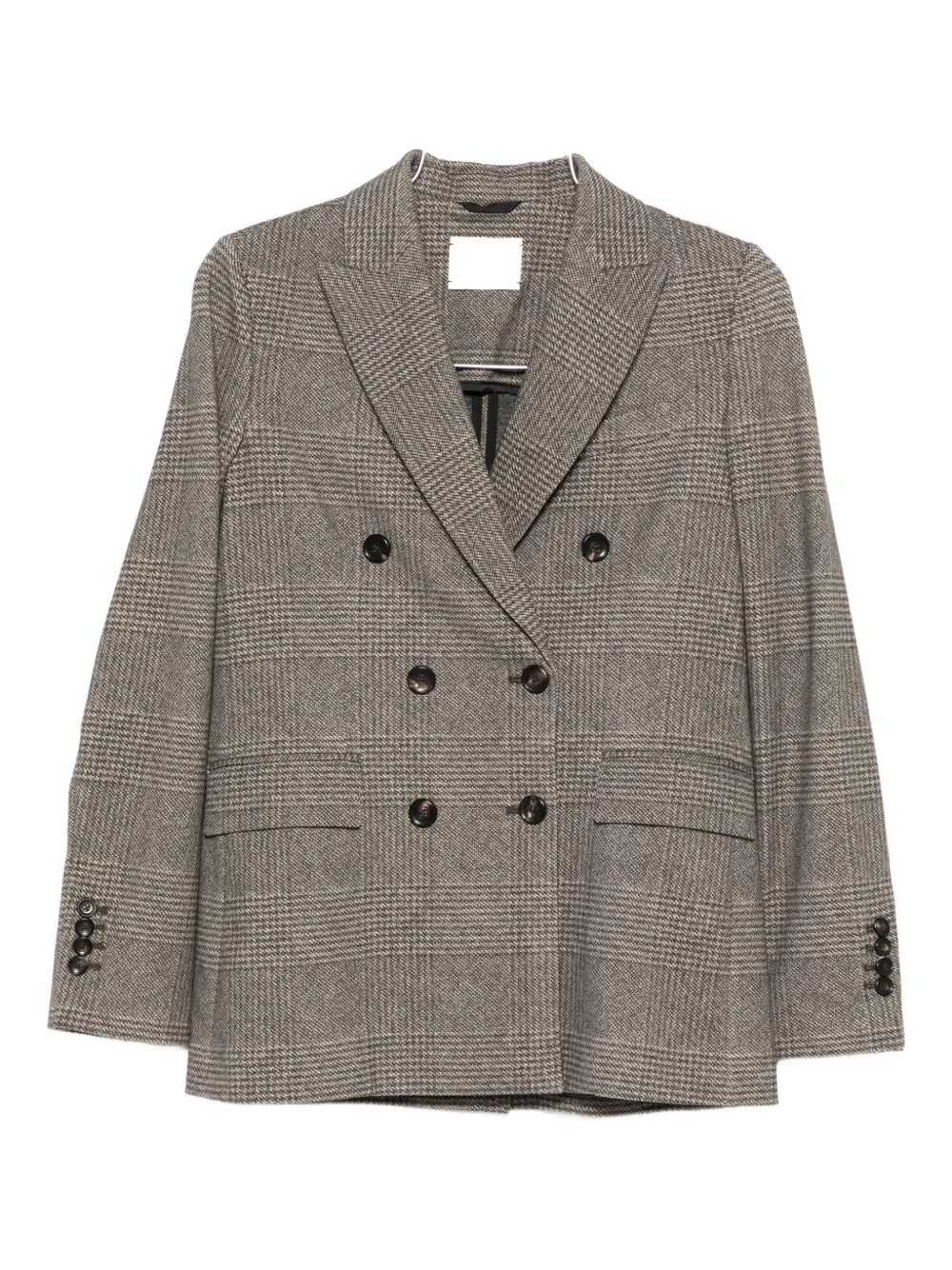 Circolo 1901 double-breasted checked jacket Bruin