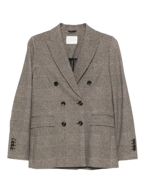 Circolo 1901 double-breasted checked jacket