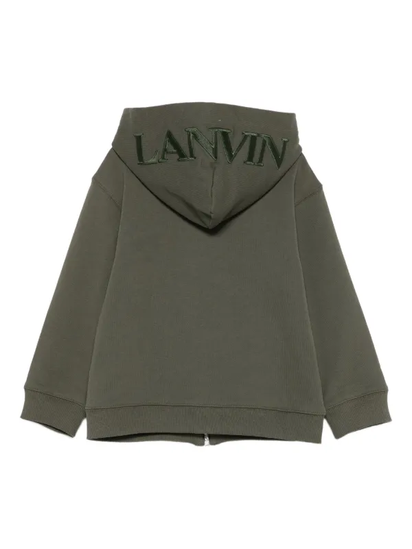 Lanvin Enfant ジップアップ パーカー | グリーン | FARFETCH JP