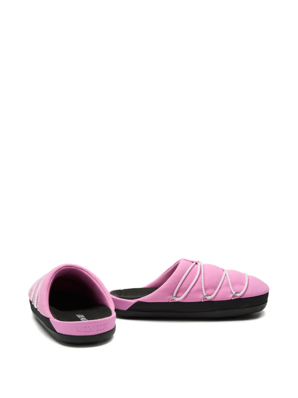 Moon Boot Slippers met elastische band Roze