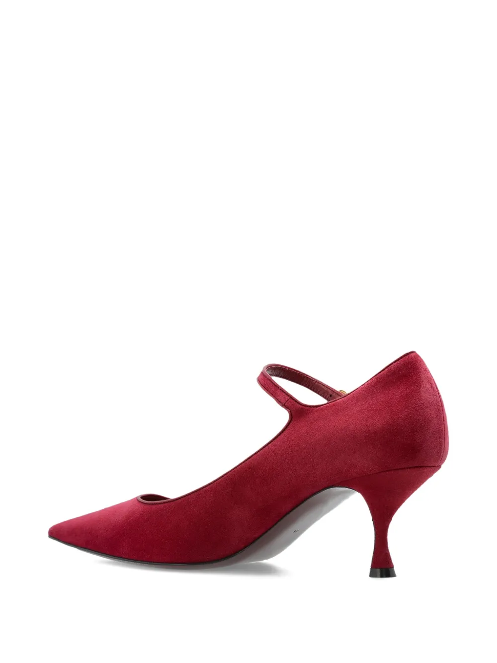 Dolce & Gabbana 60mm Pointed-toe Ankle-strap Pumps In Red