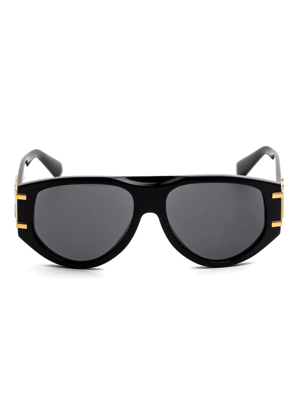 Dolce & Gabbana Eyewear Zonnebril met logodetail Zwart